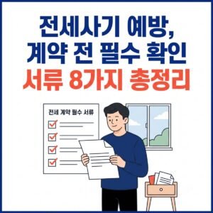 전세사기예방서류